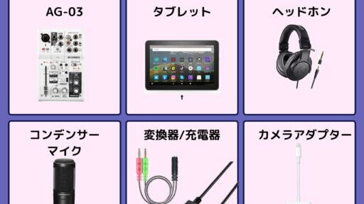 AG03の基本的な使い方